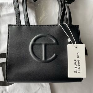 Telfar Small Black Shopping Bag